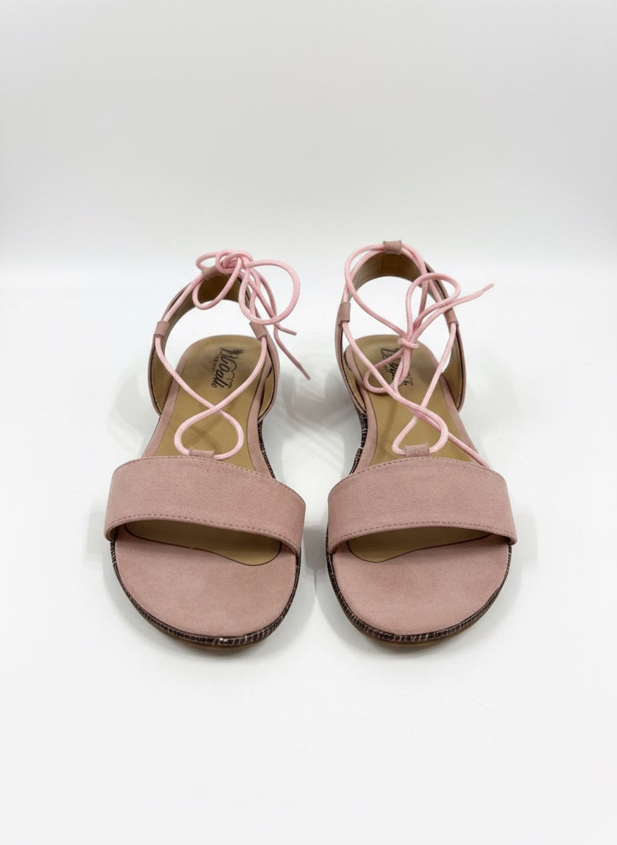 Sandales rose poudré