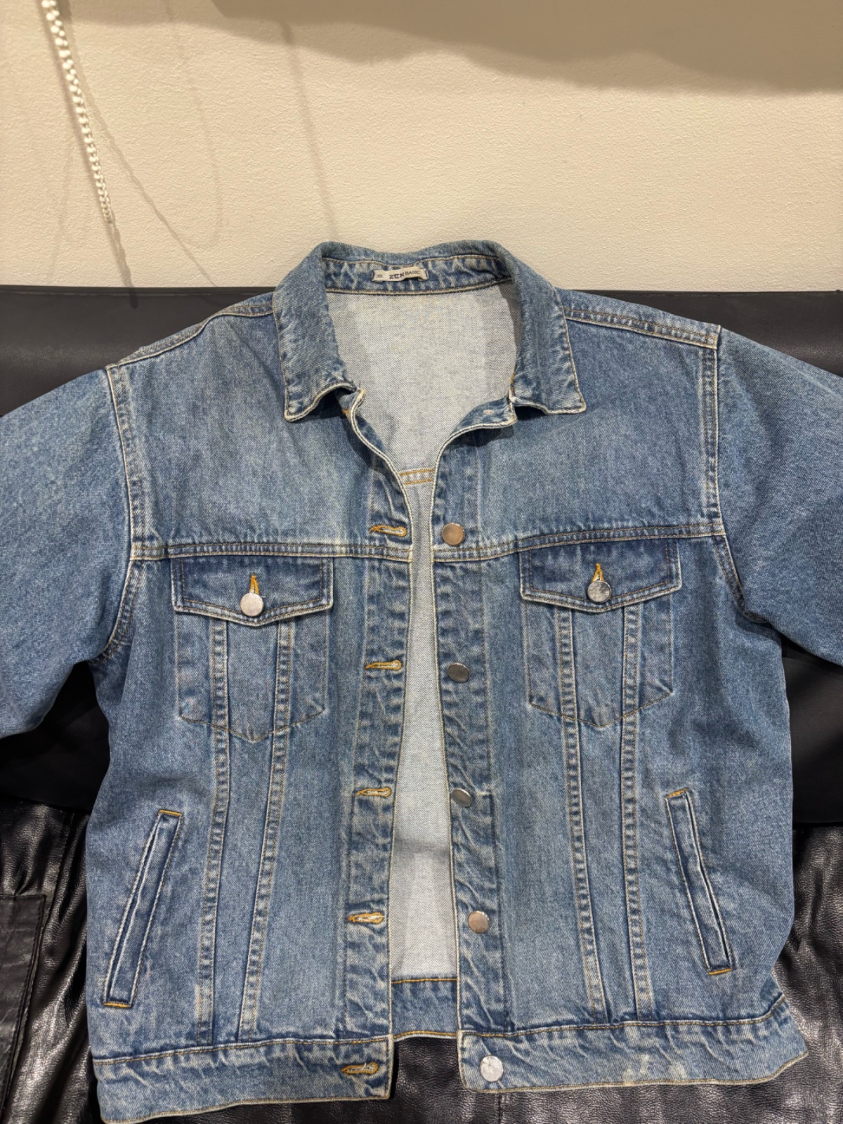 Denim-blouson
