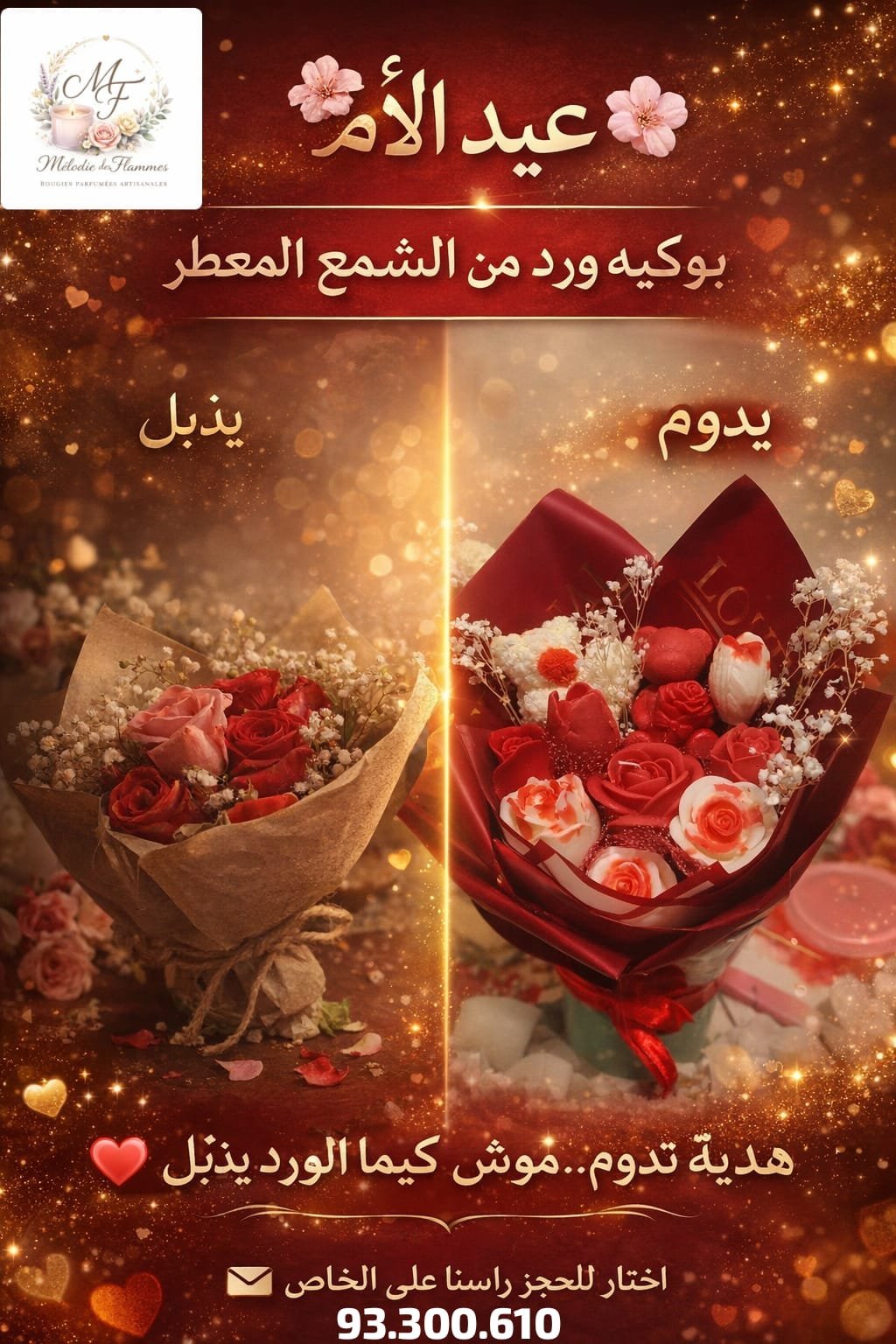 🌸 عيد الأم قرب… خلي هديتك تكون مميزة 🌸