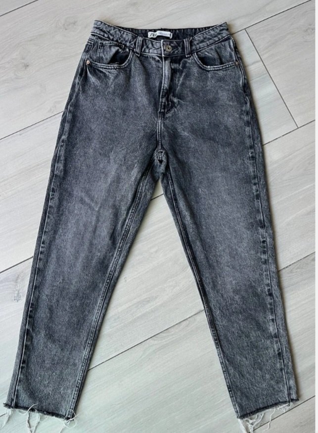 Pantalon zara gris dévalé très tendence🩶✨️
