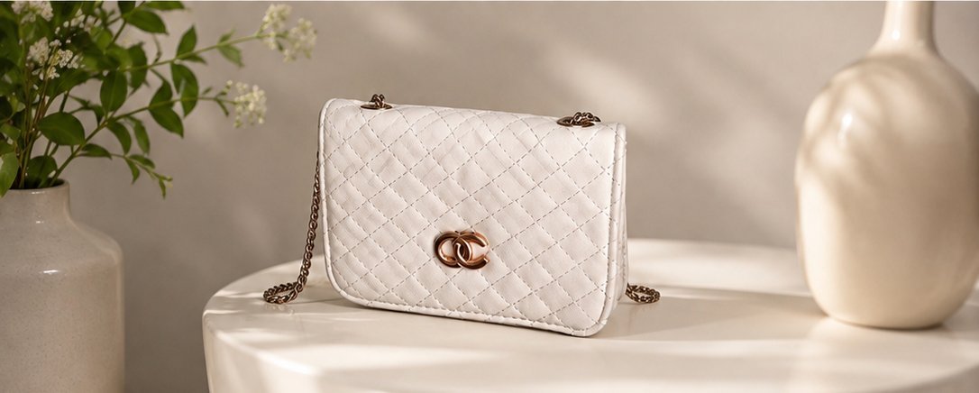 🤍 Sac bandoulière blanc Petit sac bandoulière blanc matelassé, élégant et idéal pour les sorties.