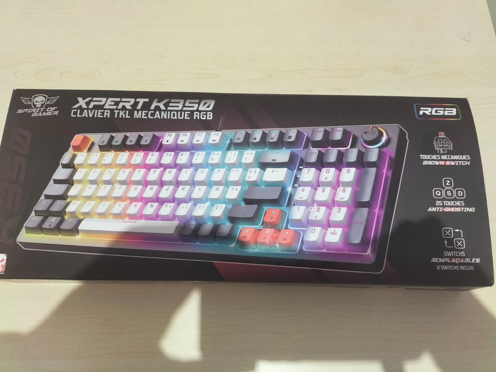 Clavier spirit of gamer xpert k350