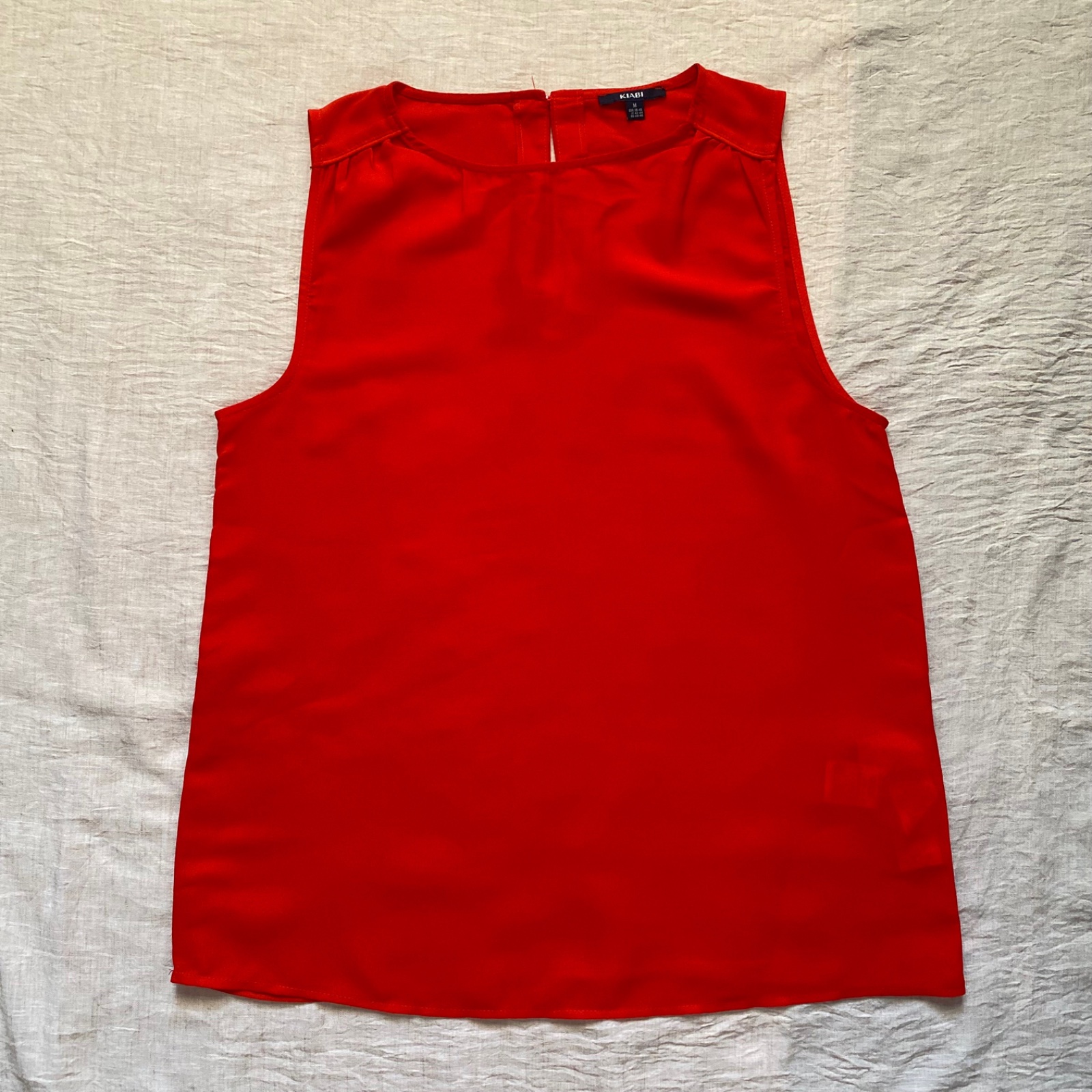 Debardeur rouge kiabi 