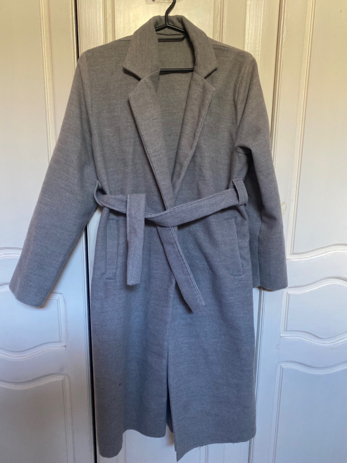 Manteau gris femme