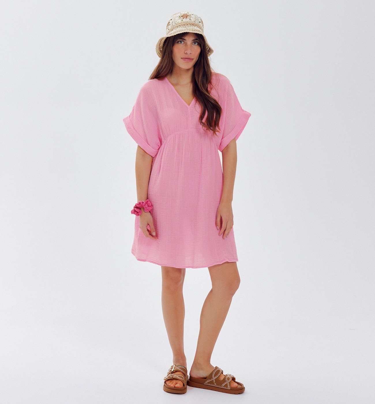 Robe rose 