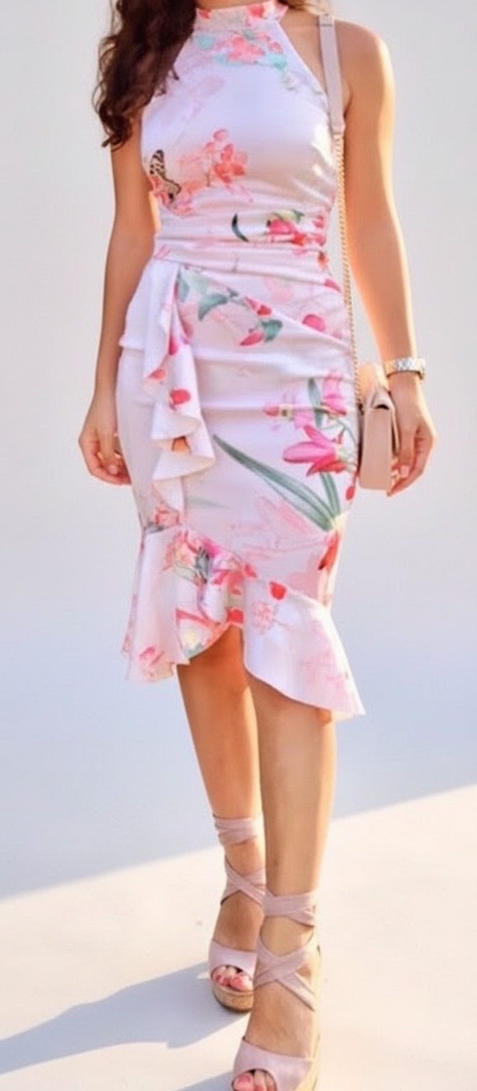 Robe fleurie