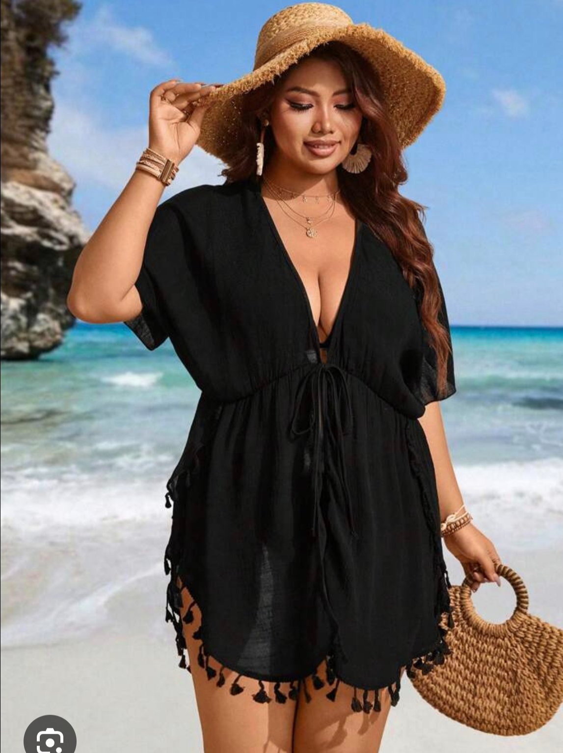 Robe cache maillot 
