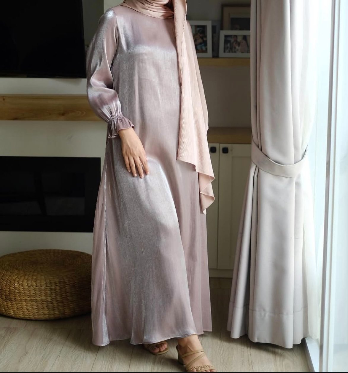 Robe organza voilée 