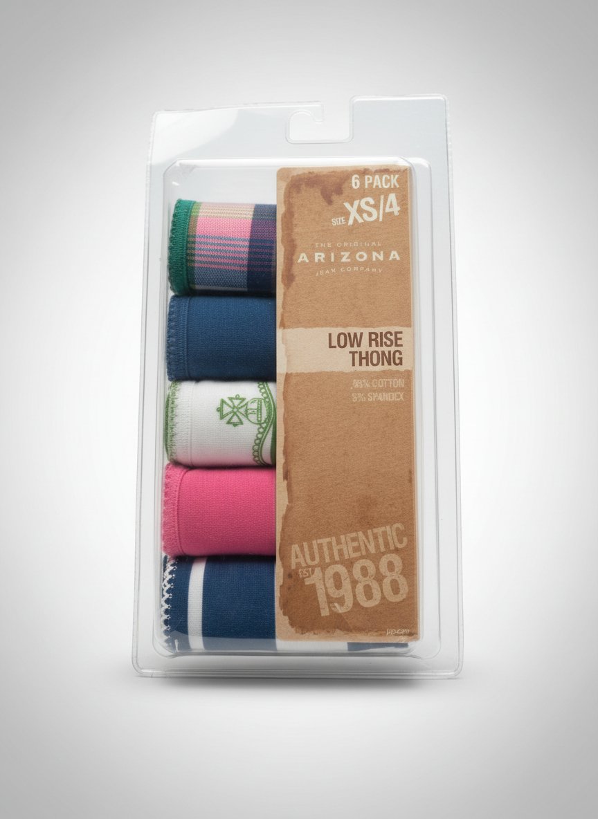 Lot de 5 strings 100% coton 