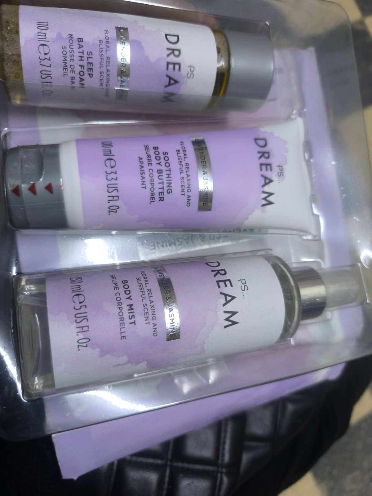Coffret Lavender : mousse de bain +beurre corporelle+ brume corporelle 