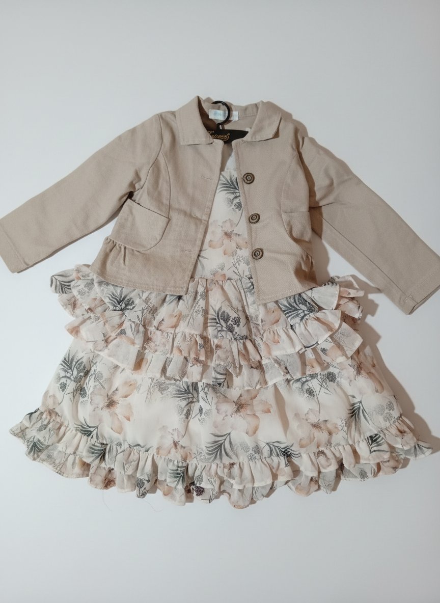 Une robe fleurie 2 piéce 