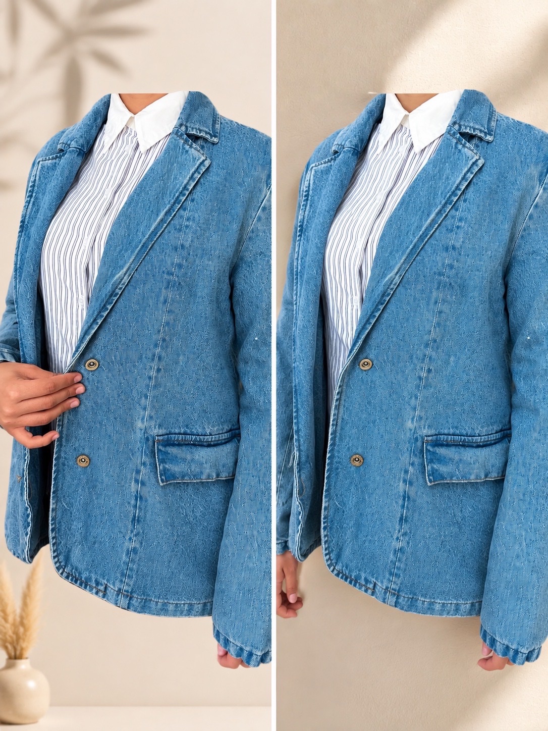 Blazer en jean koton