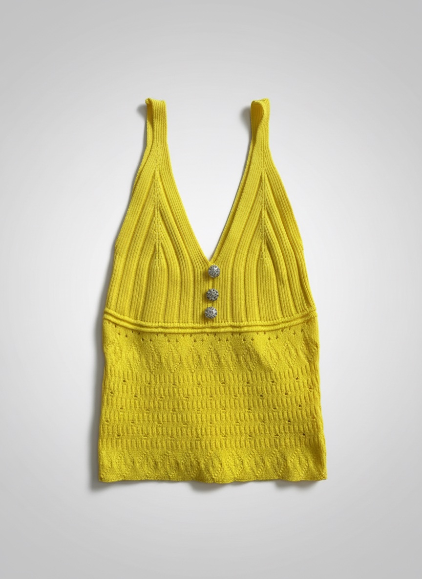Top jaune fluo
