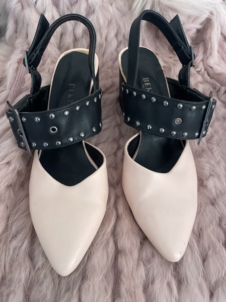 escarpin rose et noir 