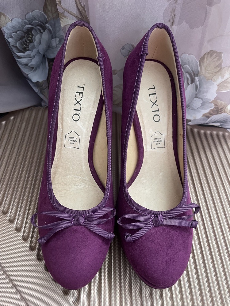 escarpin en velour 💜