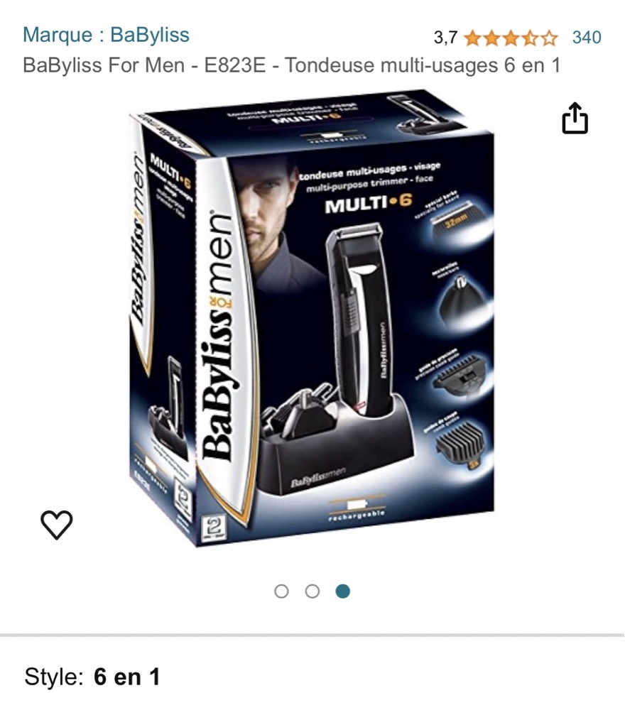 tondeuse babyliss for men