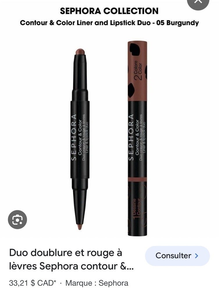 Duo crayon et rouge à lèvres sephora🇮🇹