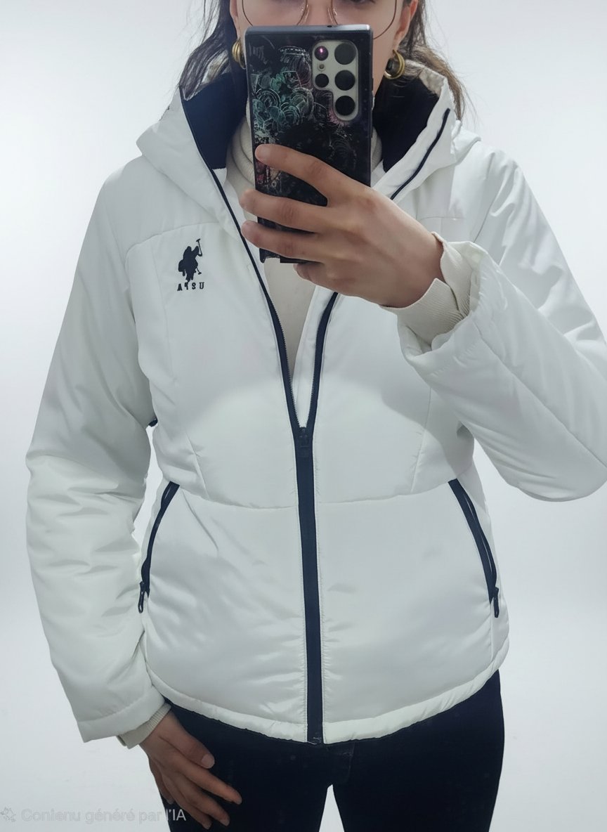 Manteau polo blanc jamais porté 