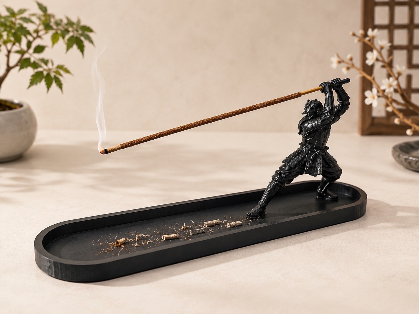 Samurai Sword Incense Holder