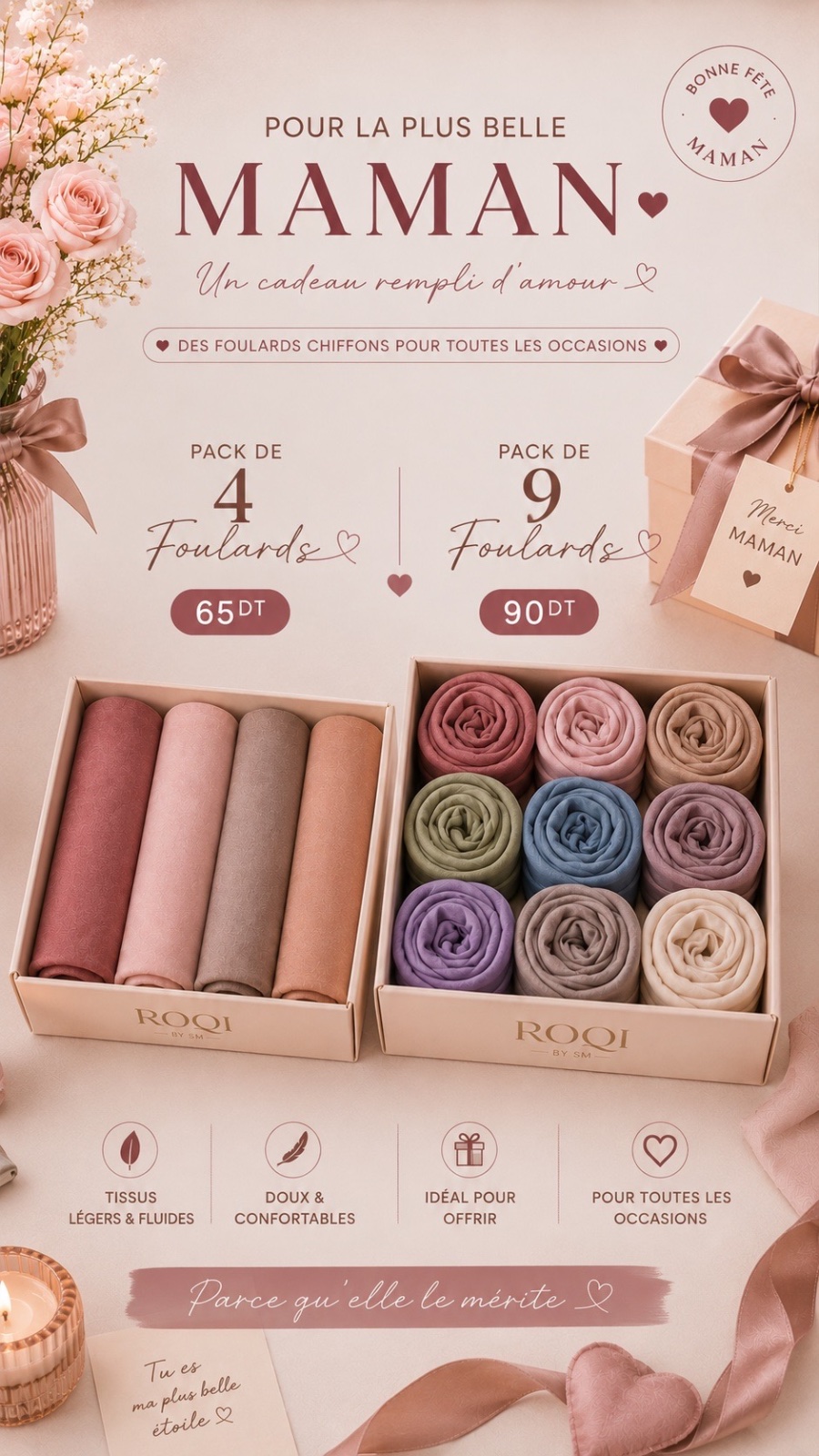 Foulards chiffons