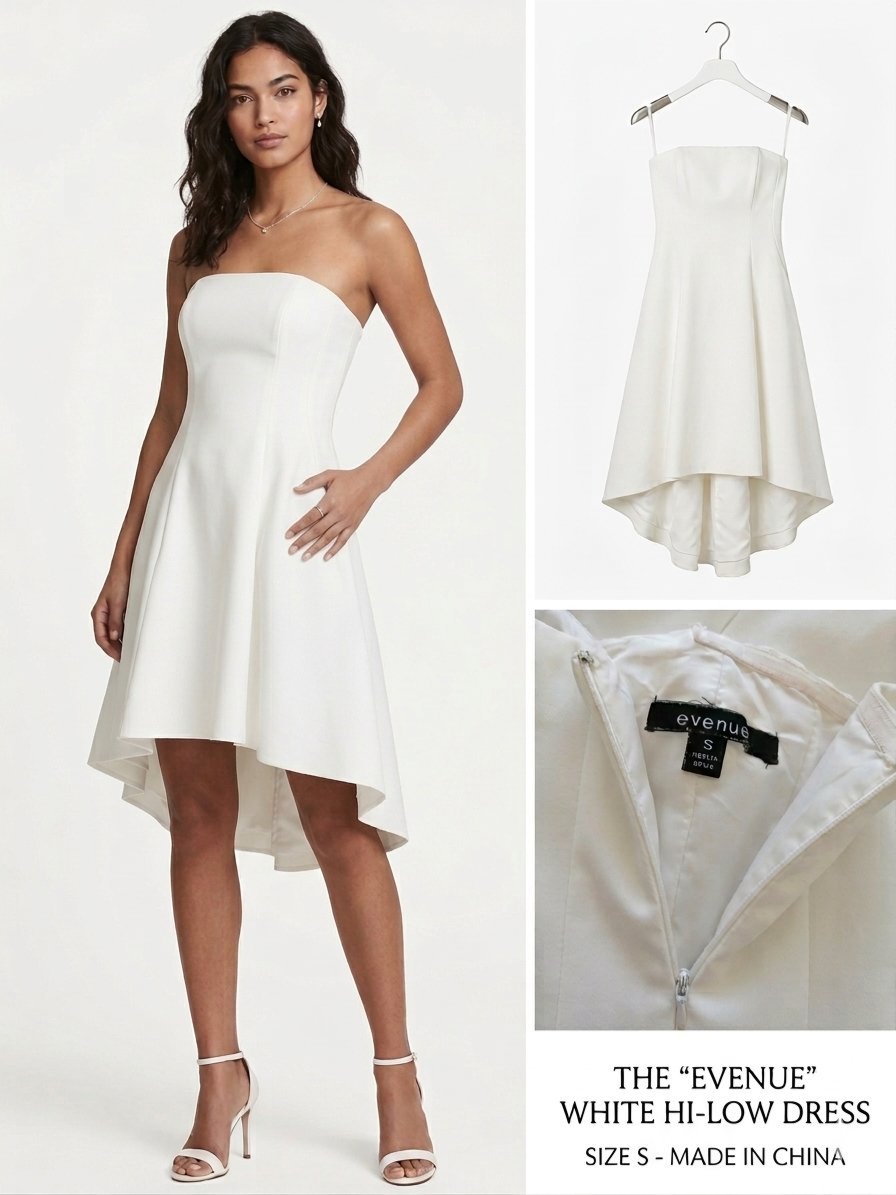 Robe blanche elegante 