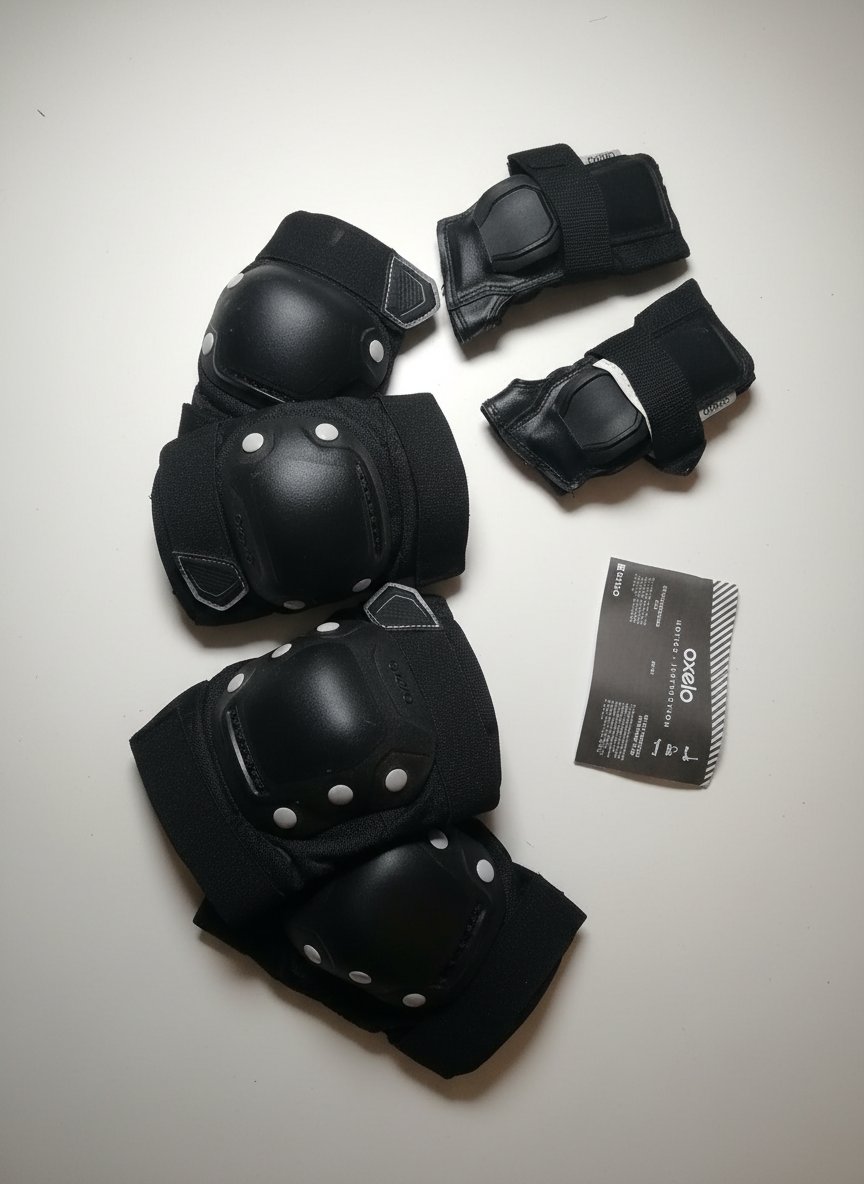 Kit de protections Oxelo (genoux, coudes, poignets) – Taille M