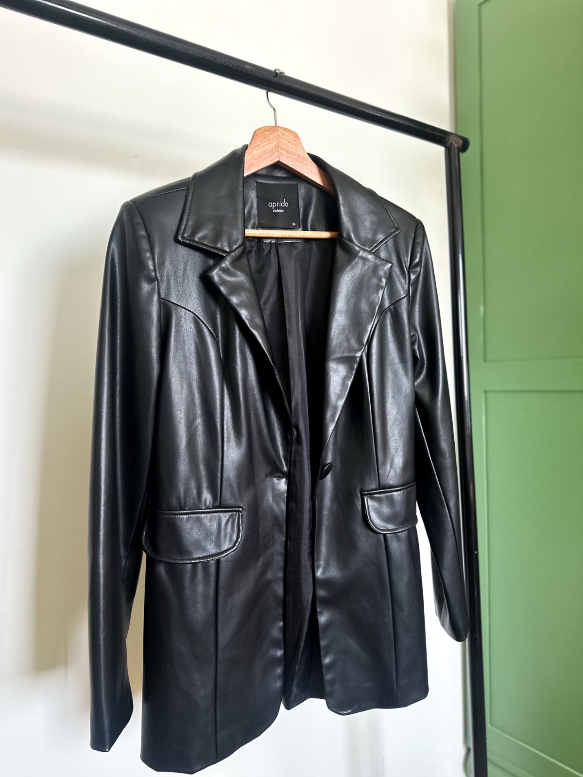 Veste Cuir Noir