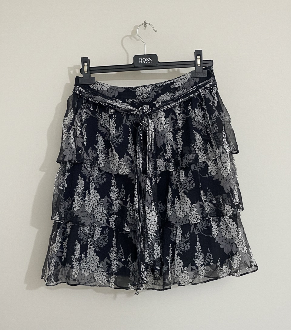 Massimo Dutti jupe 100% soie 