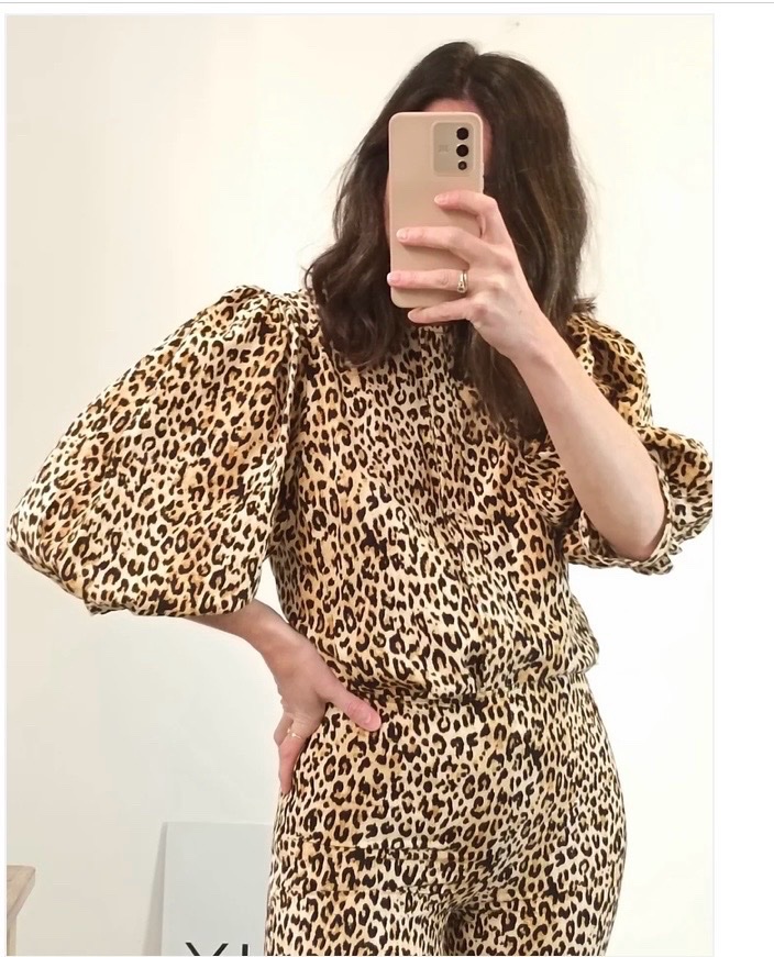 Blouse Zara imprimé animal T34