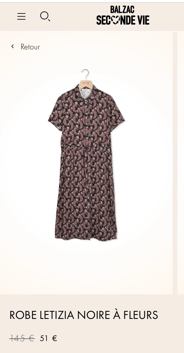 Robe Vintage Balzac Paris T34