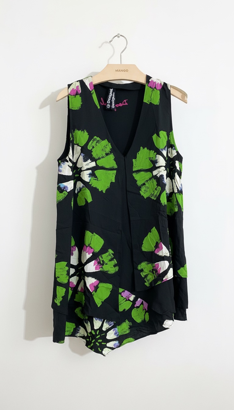 Blouse sans mamches dedigual 