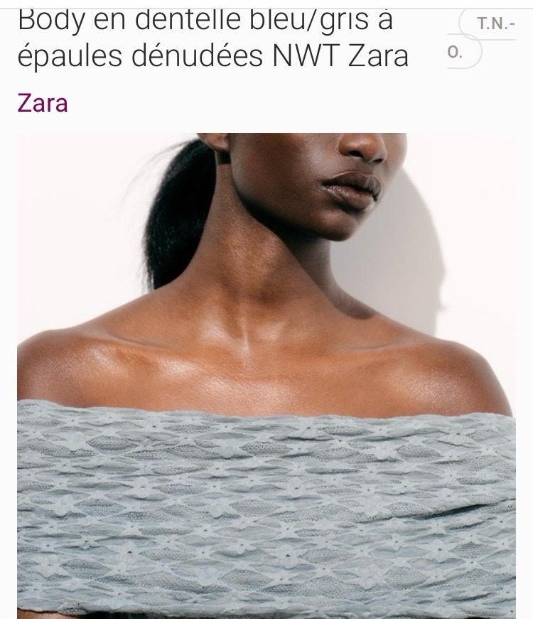  Body zara epaules denudes neuf 