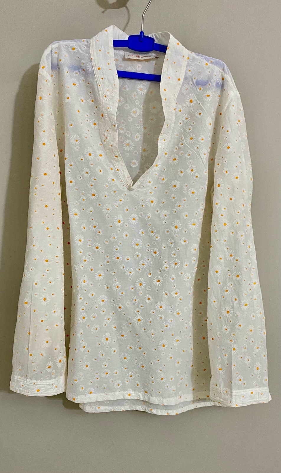 Tory  Burch blouse marguerites a relief T38