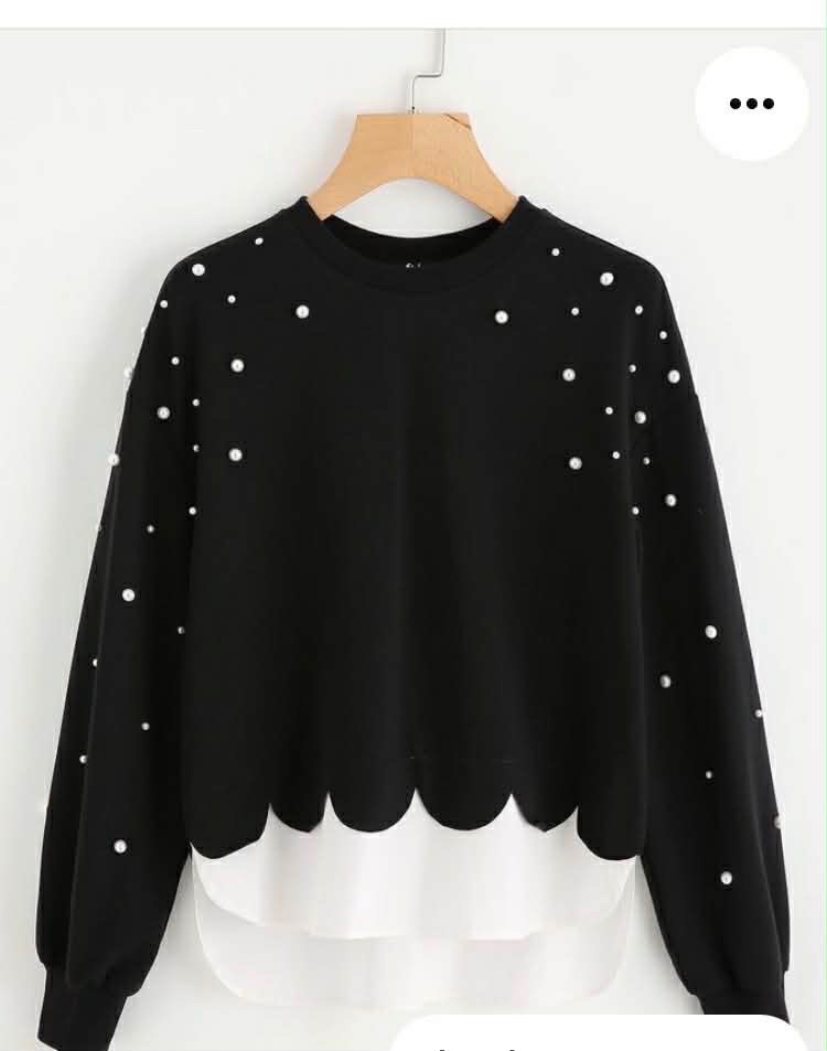 Pull a perles effet superpose 