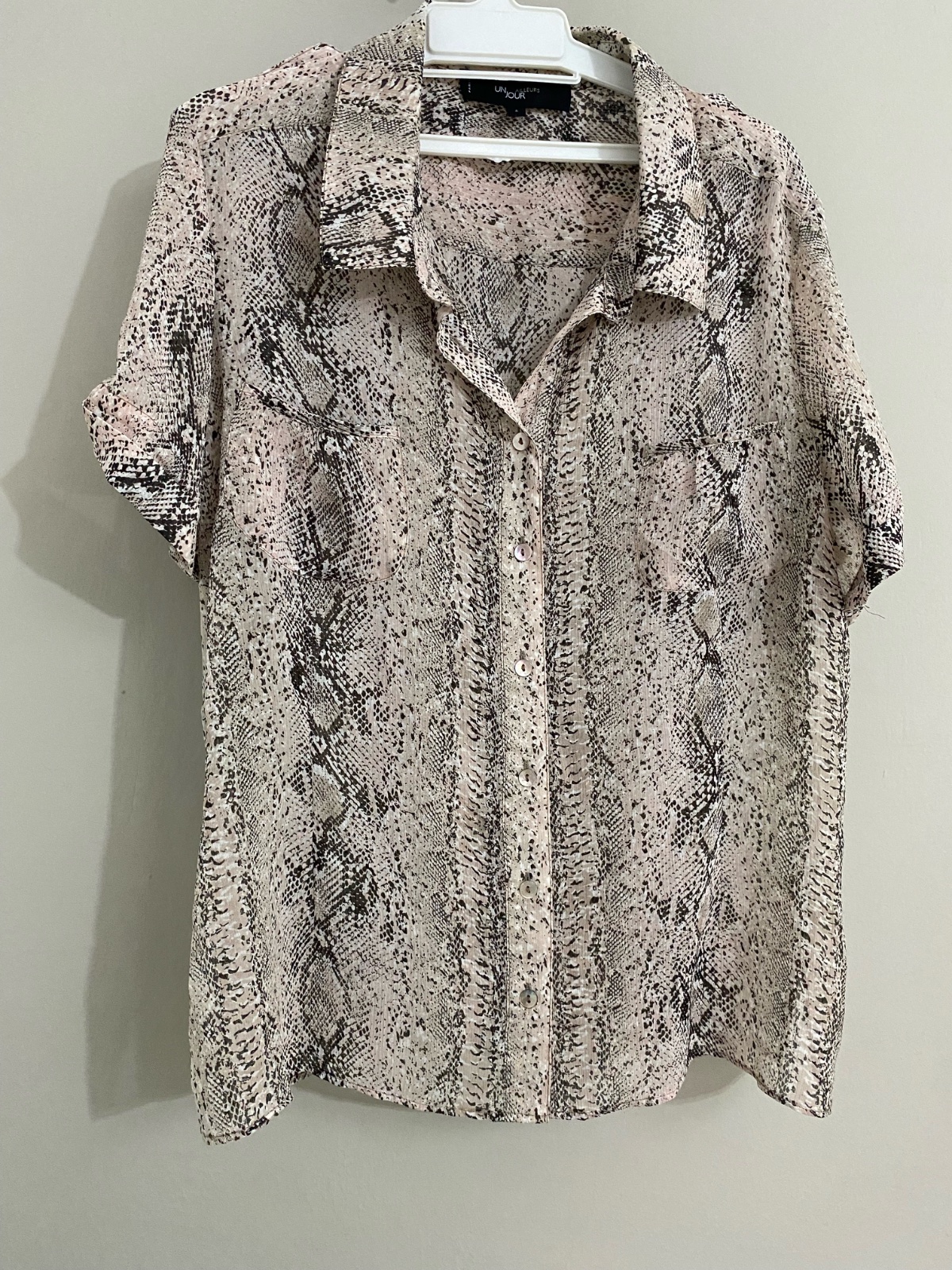 Chemise imprimee Python un jour ailleurs T4