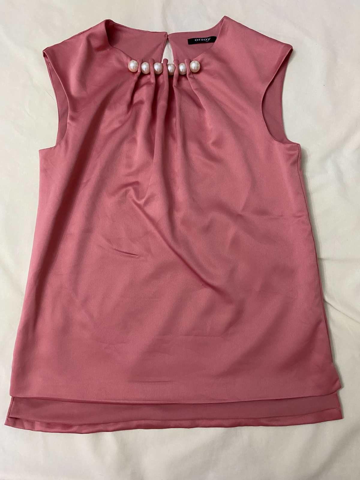 Elegante blouse vieux rose T34