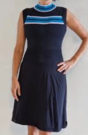 Robe en maille bleu marine claudie Pierlot T3