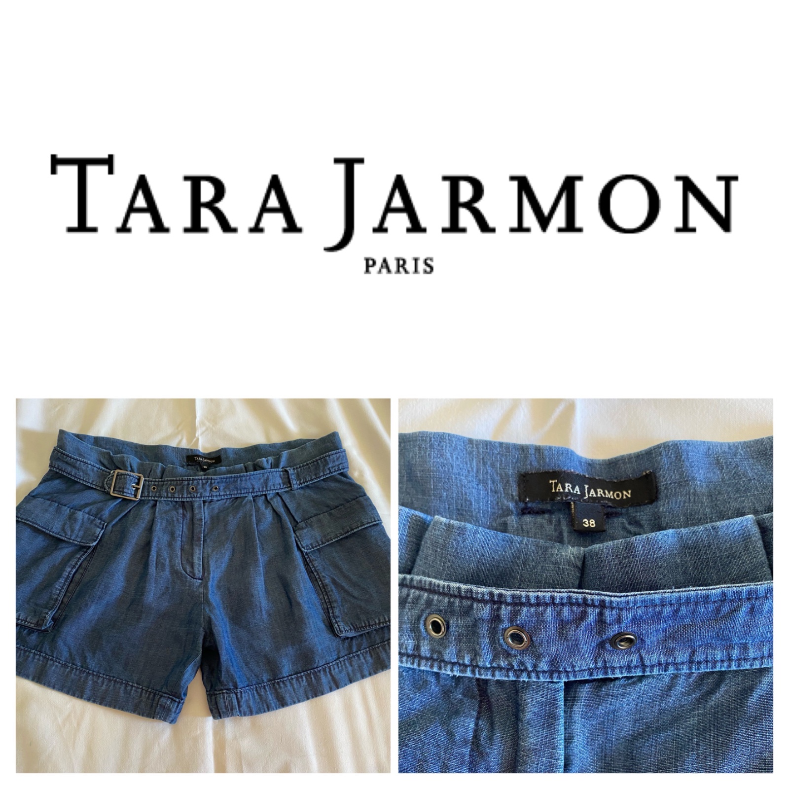 Short Tara jarmon en denim T38