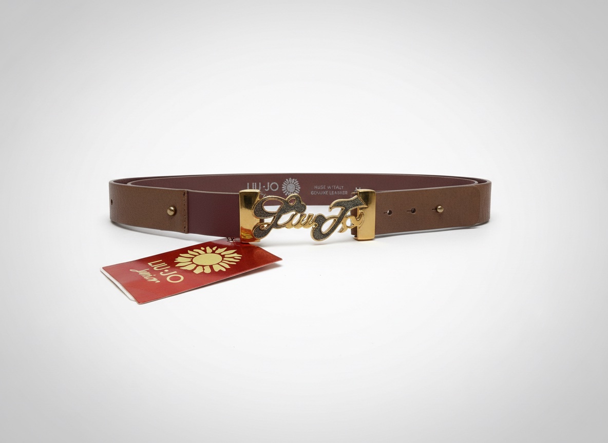 Ceinture boucle a. Strass liu jo junoir cuir veritable neuve 