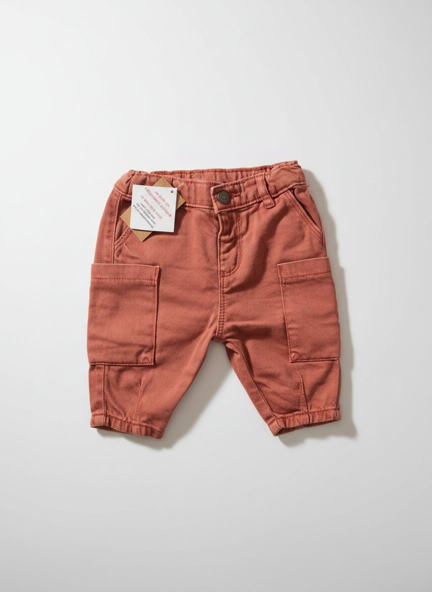 Short bebe couleur  rouge