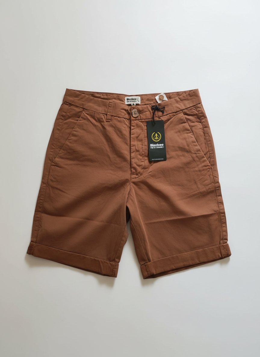 Short marron homme 