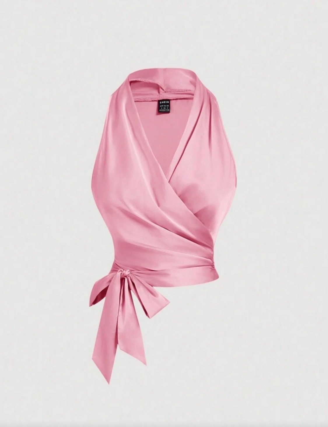 ✨ Haut satiné rose SHEIN – Neuf avec étiquette ✨