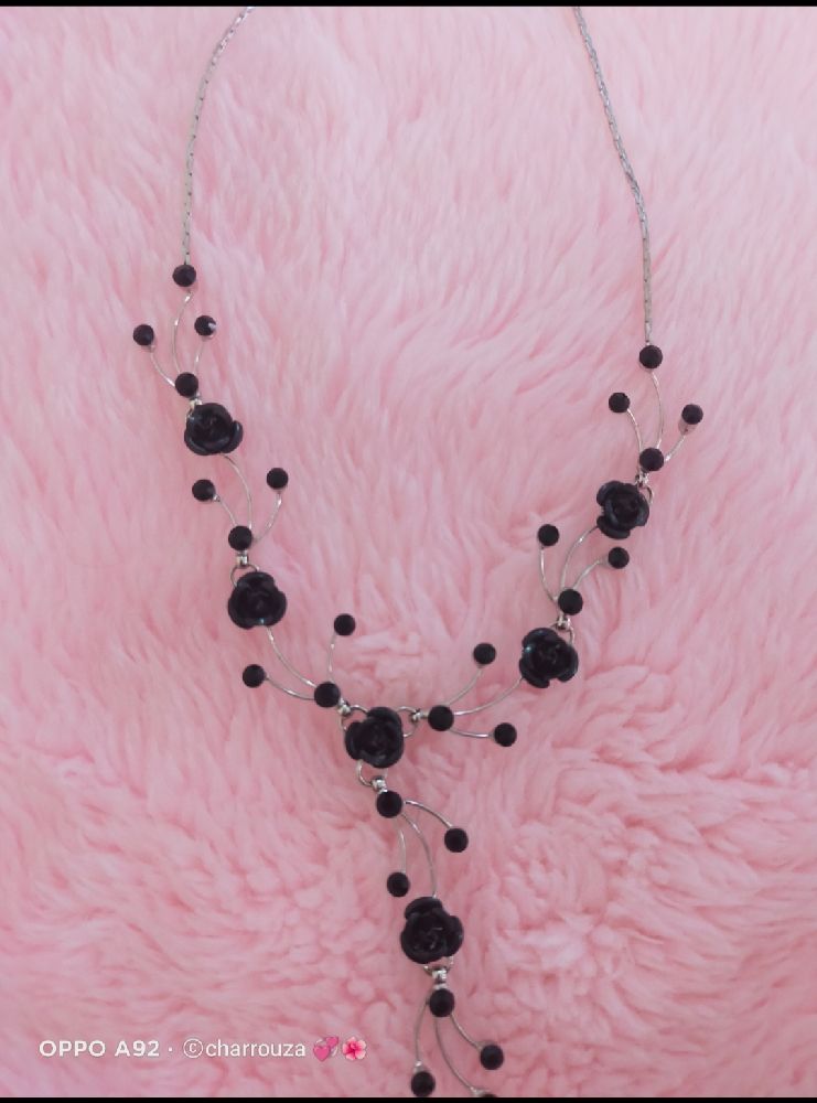 Collier en acier inoxydable argent 