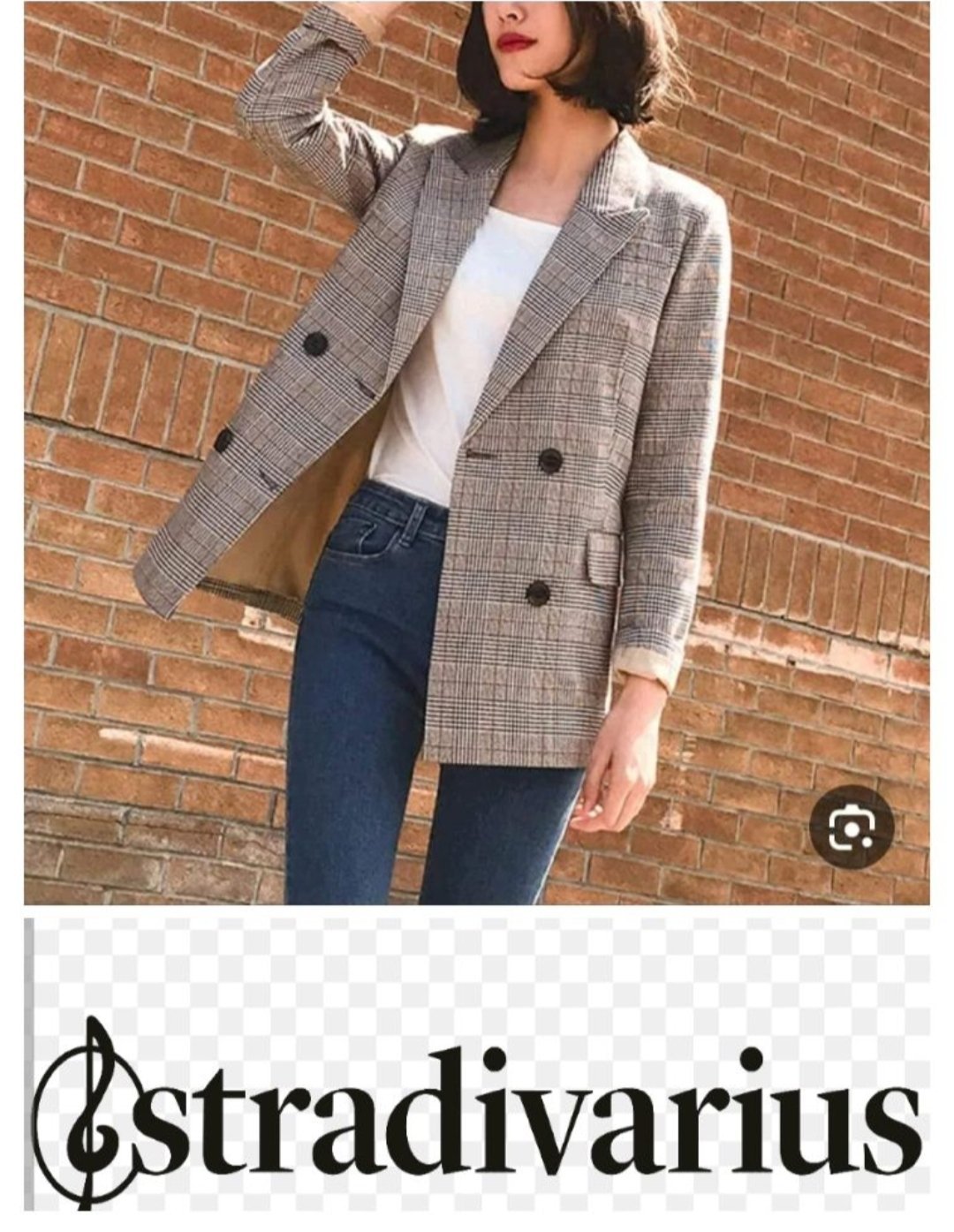Blazer stradivarius jdayda b ticket l'bnet 😍💗