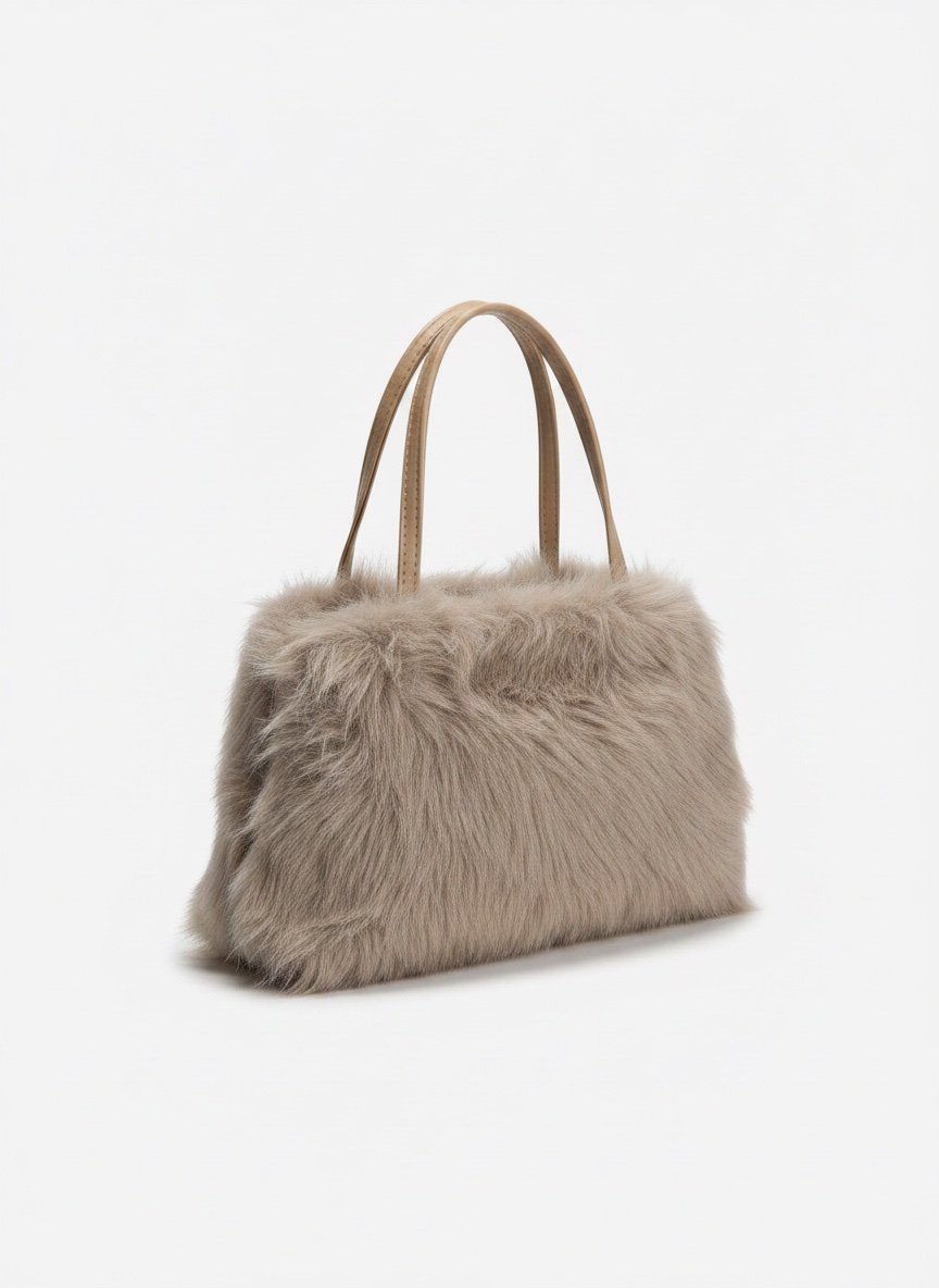 Sac a bandouliere en fourrure