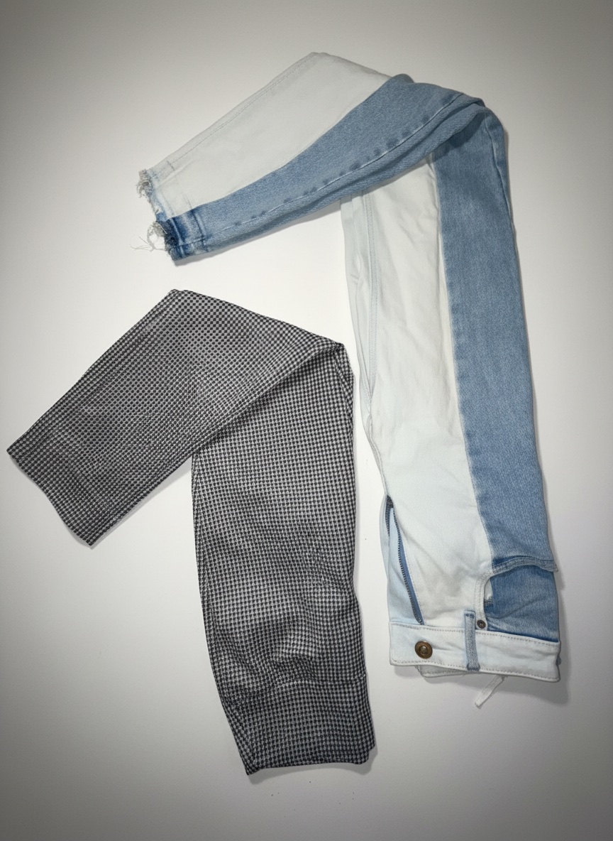 Jeans w calecon