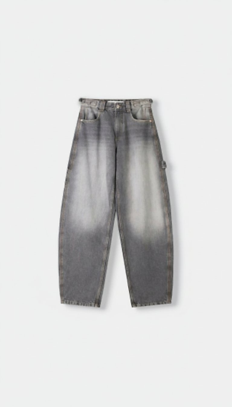 Pantalon gris baggy