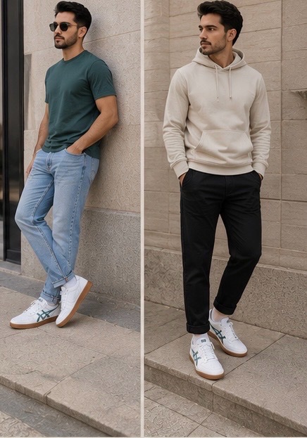💚 ASICS sneakers blanc/vert — Neuves jamais portées — USA 🇺🇸