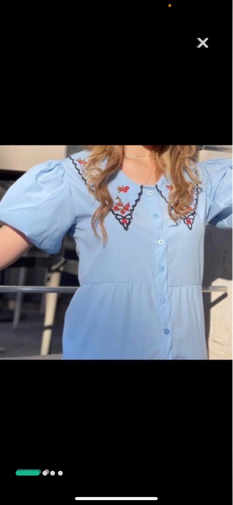 Robe bleue ciel