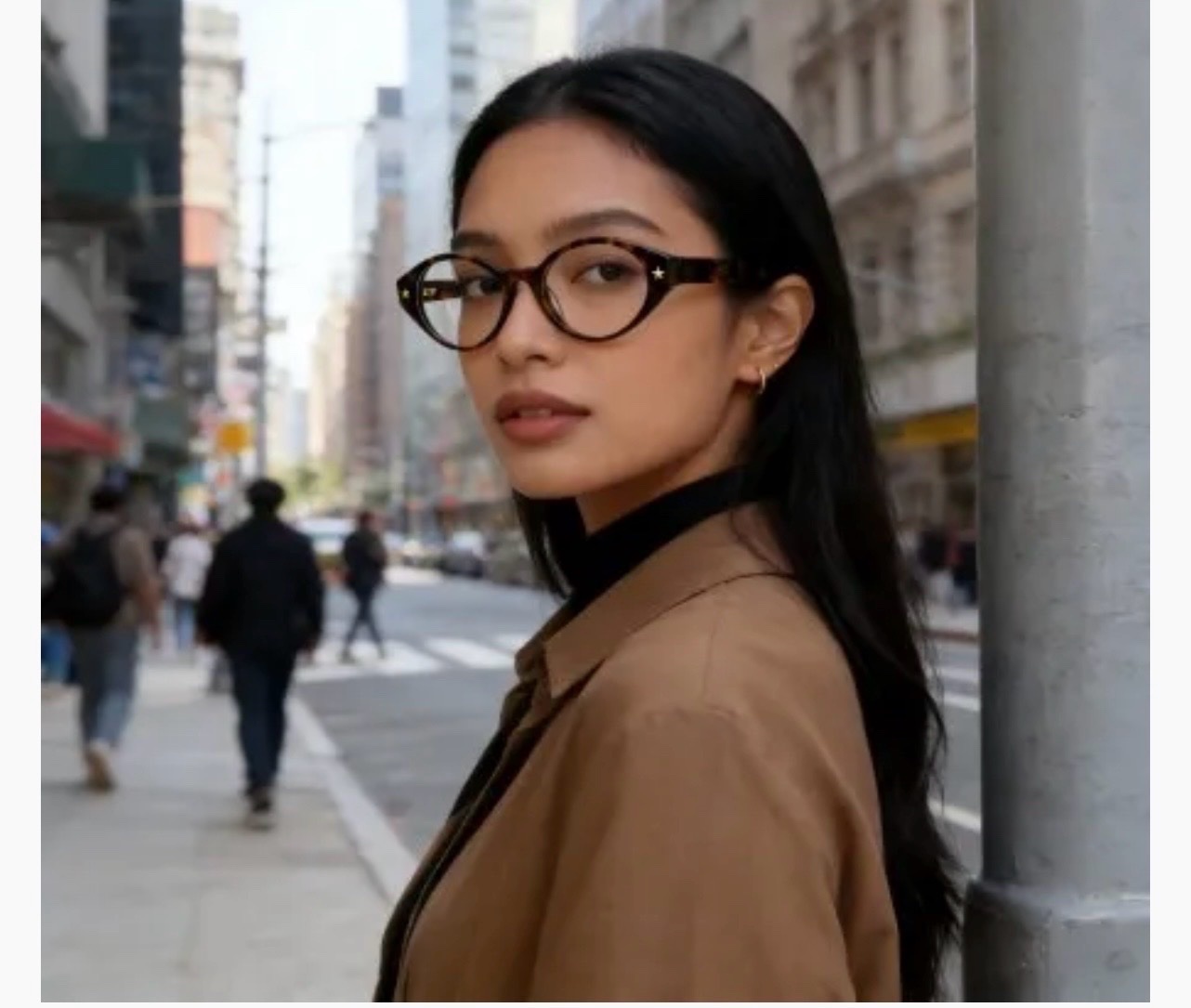Lunettes ovales tendance